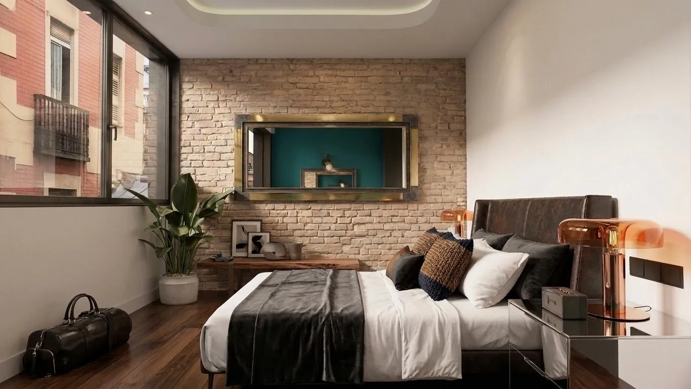 Segundo dormitorio, render